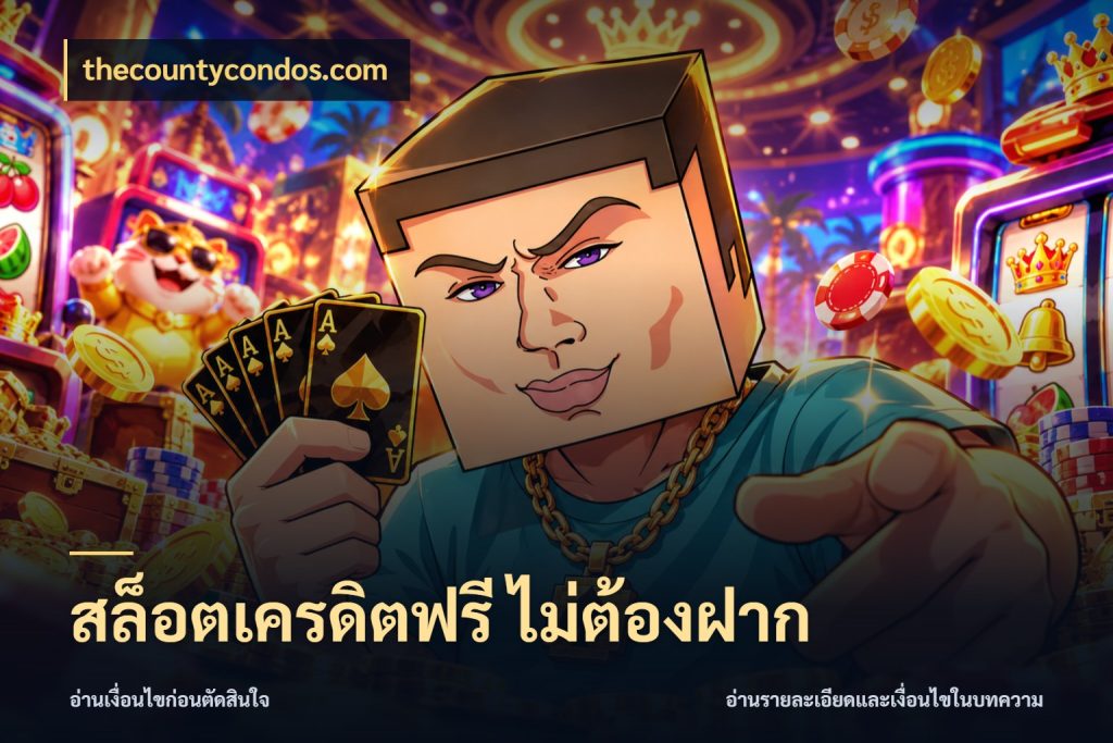 สล็อตเครดิตฟรี ไม่ต้องฝาก สายโบนัสเลือกมุมเครดิตให้ตรงสไตล์ ในมุม thecountycondos.com