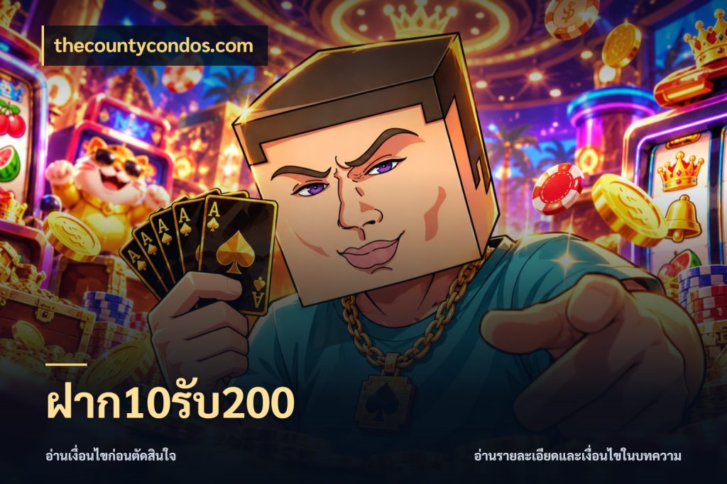 ฝาก10รับ200 เครดิตกับรูปแบบโปรที่ตรงใจ ในมุม thecountycondos.com