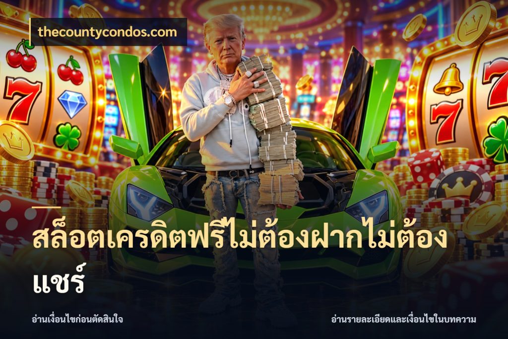 สล็อตเครดิตฟรีไม่ต้องฝากไม่ต้องแชร์ สิทธิ์ที่สายโบนัสสนใจกับวิธีรับ สไตล์ thecountycondos.com