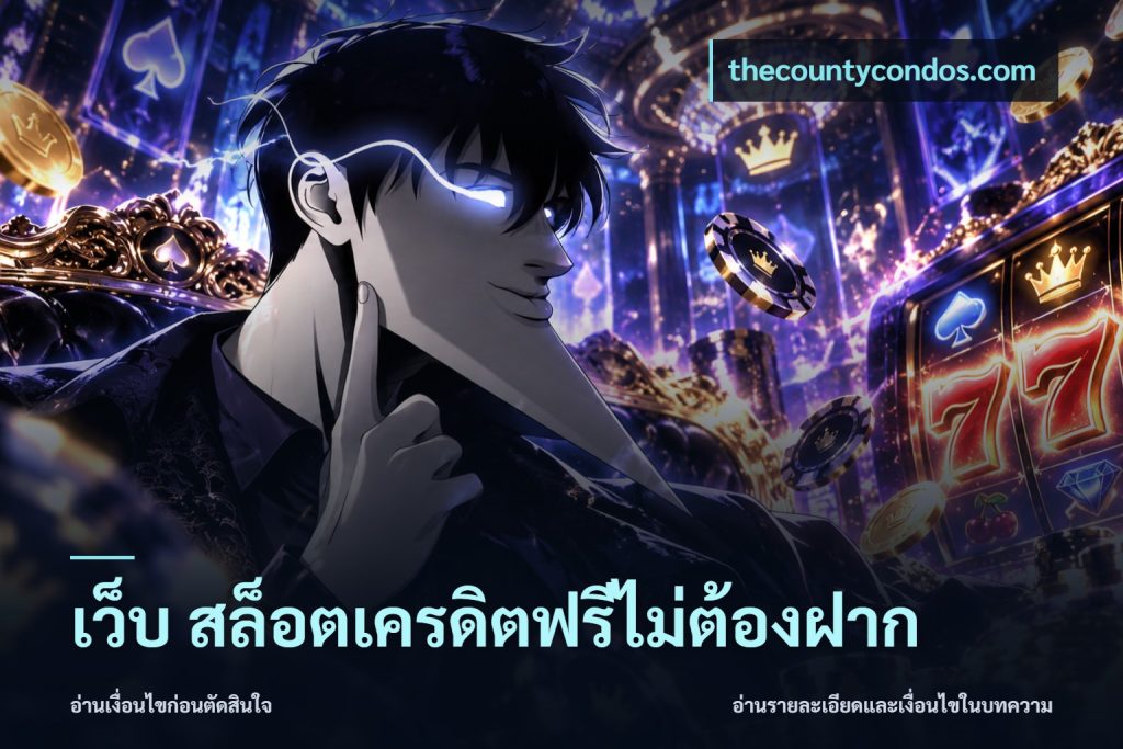 เว็บ สล็อตเครดิตฟรีไม่ต้องฝาก