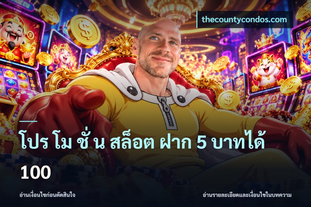โปร โม ชั่ น สล็อต ฝาก 5 บาทได้ 100