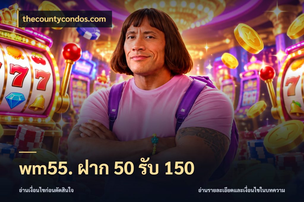 wm55. ฝาก 50 รับ 150 จุดเด่นของเครดิตที่คนชอบเกมอยากรู้ ในมุม thecountycondos.com