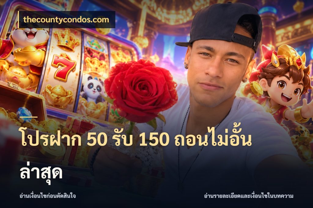 โปรฝาก 50 รับ 150 ถอนไม่อั้น ล่าสุด โปรยอดรับที่สายเกมสนใจ สไตล์ thecountycondos.com