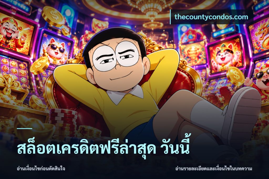 สล็อตเครดิตฟรีล่าสุด วันนี้