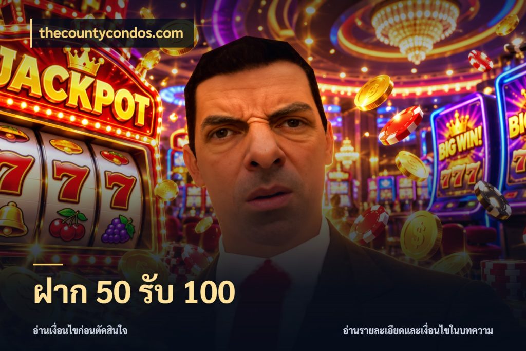 ฝาก 50 รับ 100 โปรกับเกมที่ชอบเลือกให้ตรงสไตล์ ในมุม thecountycondos.com