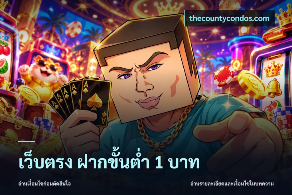 เว็บตรง ฝากขั้นต่ำ 1 บาท