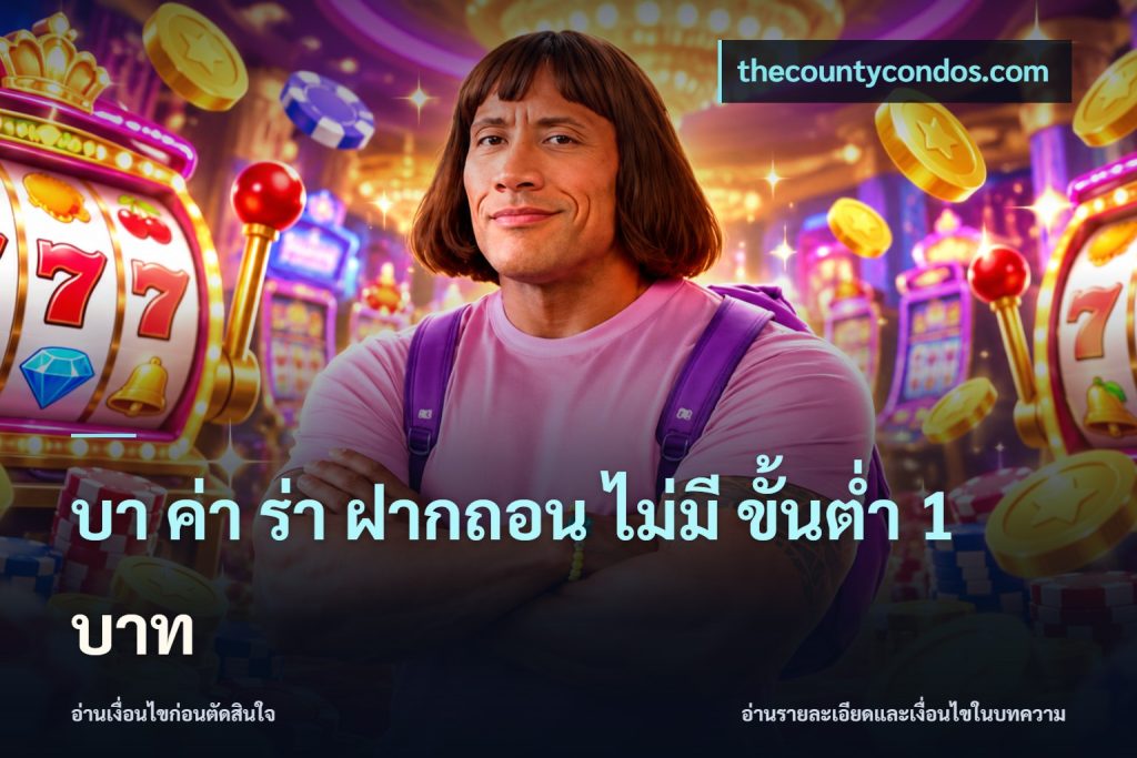 บา ค่า ร่า ฝากถอน ไม่มี ขั้นต่ำ 1 บาท
