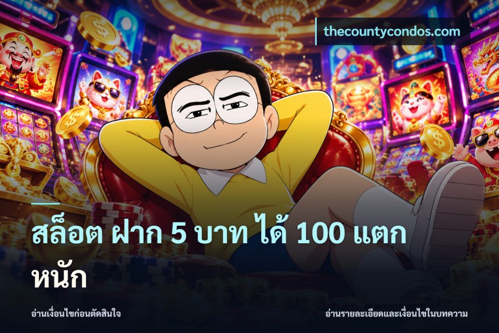 สล็อต ฝาก 5 บาท ได้ 100 แตก หนัก