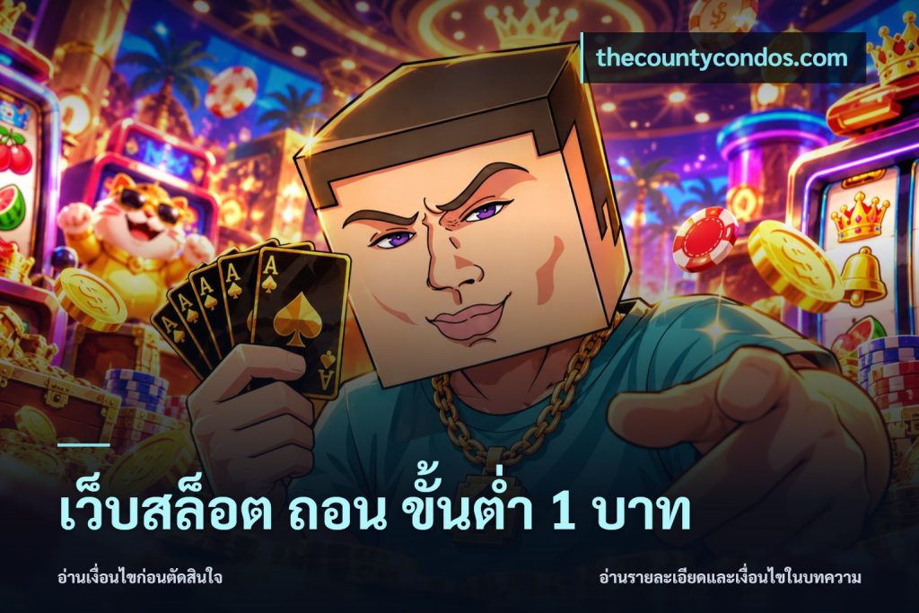 เว็บสล็อต ถอน ขั้นต่ำ 1 บาท