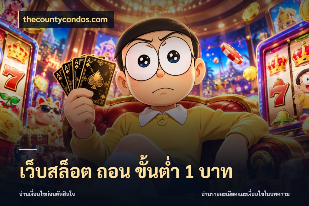 เว็บสล็อต ถอน ขั้นต่ำ 1 บาท เปิดมุมยอดเริ่มต้นสำหรับคนชอบเกม กับ thecountycondos.com