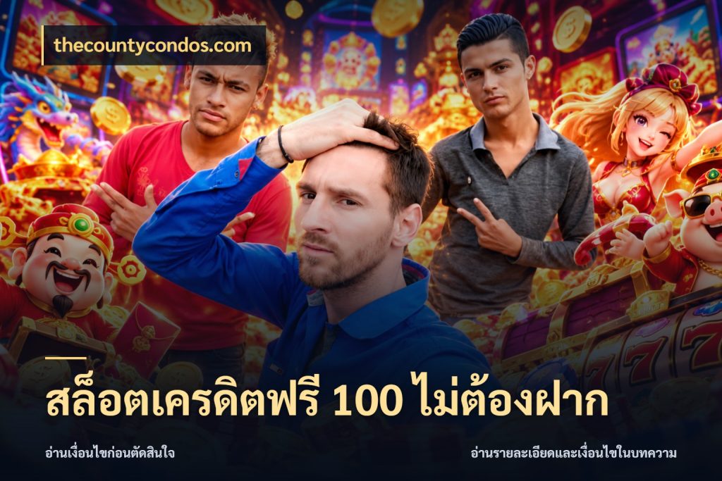 สล็อตเครดิตฟรี 100 ไม่ต้องฝาก เปิดประเด็นเครดิตฟรีสำหรับคนชอบลุ้น ในมุม thecountycondos.com