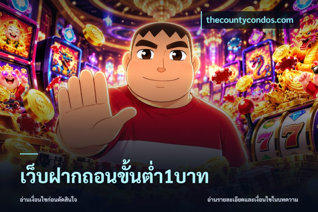 เว็บฝากถอนขั้นต่ำ1บาท