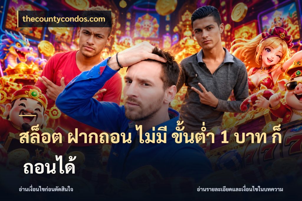 สล็อต ฝากถอน ไม่มี ขั้นต่ำ 1 บาท ก็ ถอนได้ thecountycondos.com เปิดมุมยอดเริ่มต้นสำหรับคนชอบเกม