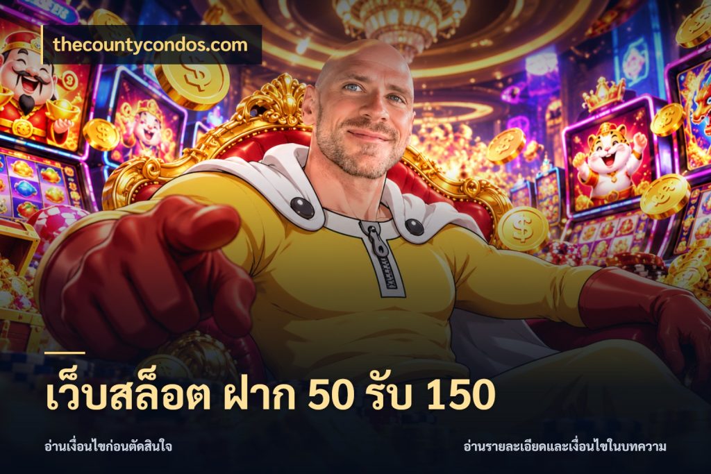 เว็บสล็อต ฝาก 50 รับ 150 รูปแบบโบนัสกับสิทธิ์ของสายเกม สไตล์ thecountycondos.com