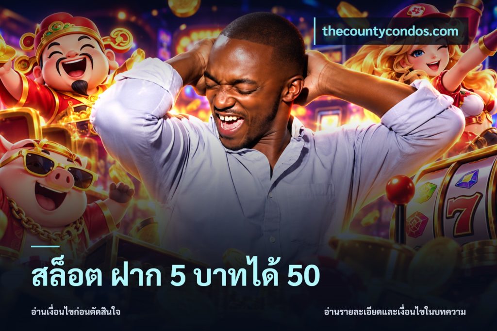 สล็อต ฝาก 5 บาทได้ 50