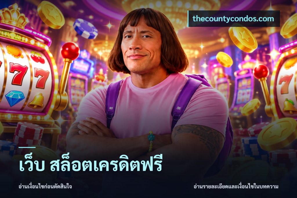 เว็บ สล็อตเครดิตฟรี