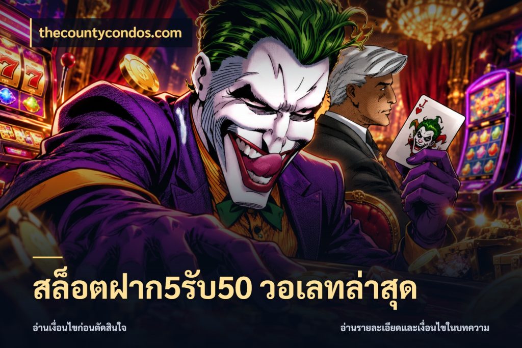 สล็อตฝาก5รับ50 วอเลทล่าสุด thecountycondos.com สนุกกับตัวเลือกโปรในสไตล์ของคุณ