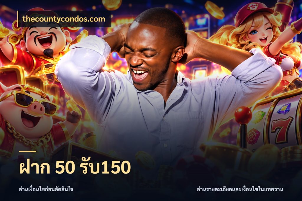 ฝาก 50 รับ150 เปิดมุมโปรให้เข้ากับเกมแนวโปรด สไตล์ thecountycondos.com