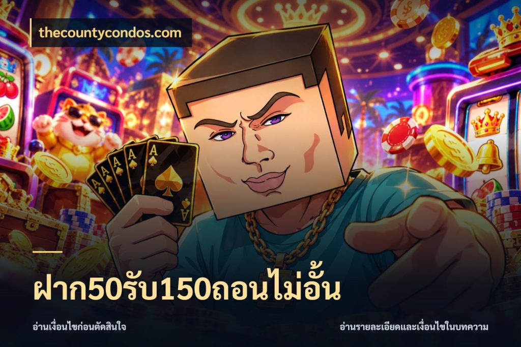 ฝาก50รับ150ถอนไม่อั้น thecountycondos.com สีสันของโปรฝากและยอดรับ
