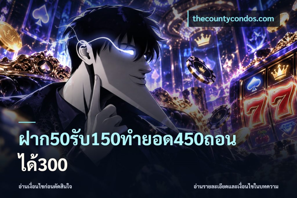 ฝาก50รับ150ทำยอด450ถอนได้300