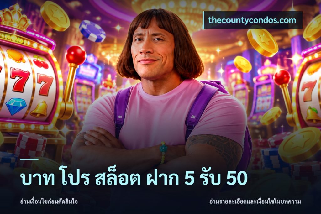 บาท โปร สล็อต ฝาก 5 รับ 50