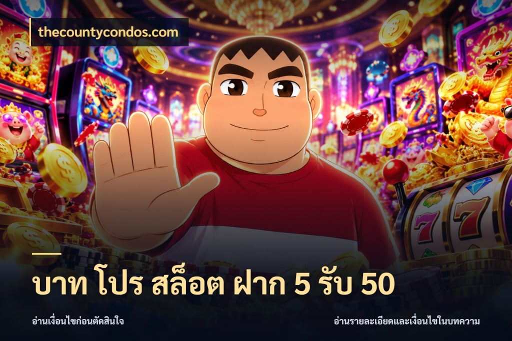 บาท โปร สล็อต ฝาก 5 รับ 50 thecountycondos.com โปรยอดรับที่สายเกมสนใจ