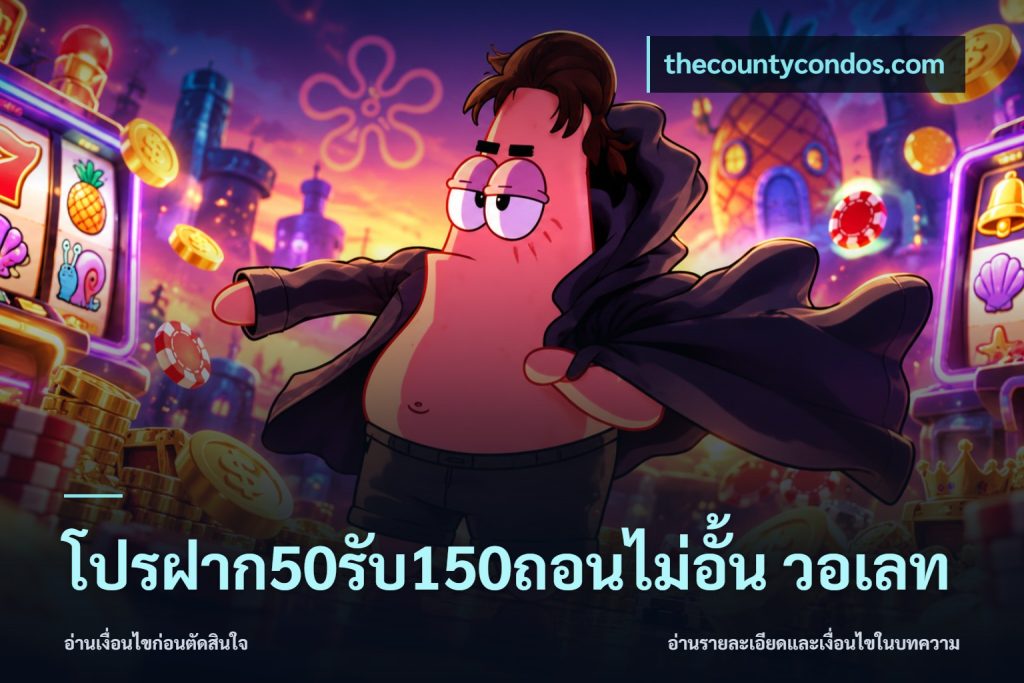 โปรฝาก50รับ150ถอนไม่อั้น วอเลท