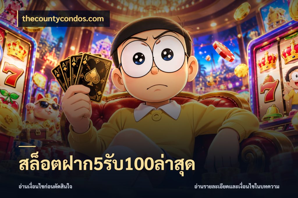สล็อตฝาก5รับ100ล่าสุด จุดเด่นของเครดิตที่คนชอบเกมอยากรู้ ในมุม thecountycondos.com