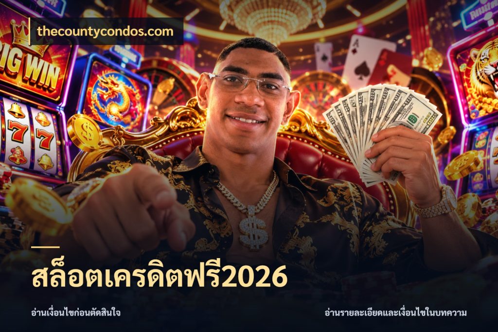 สล็อตเครดิตฟรี2026 เปิดประเด็นเครดิตฟรีสำหรับคนชอบลุ้น สไตล์ thecountycondos.com