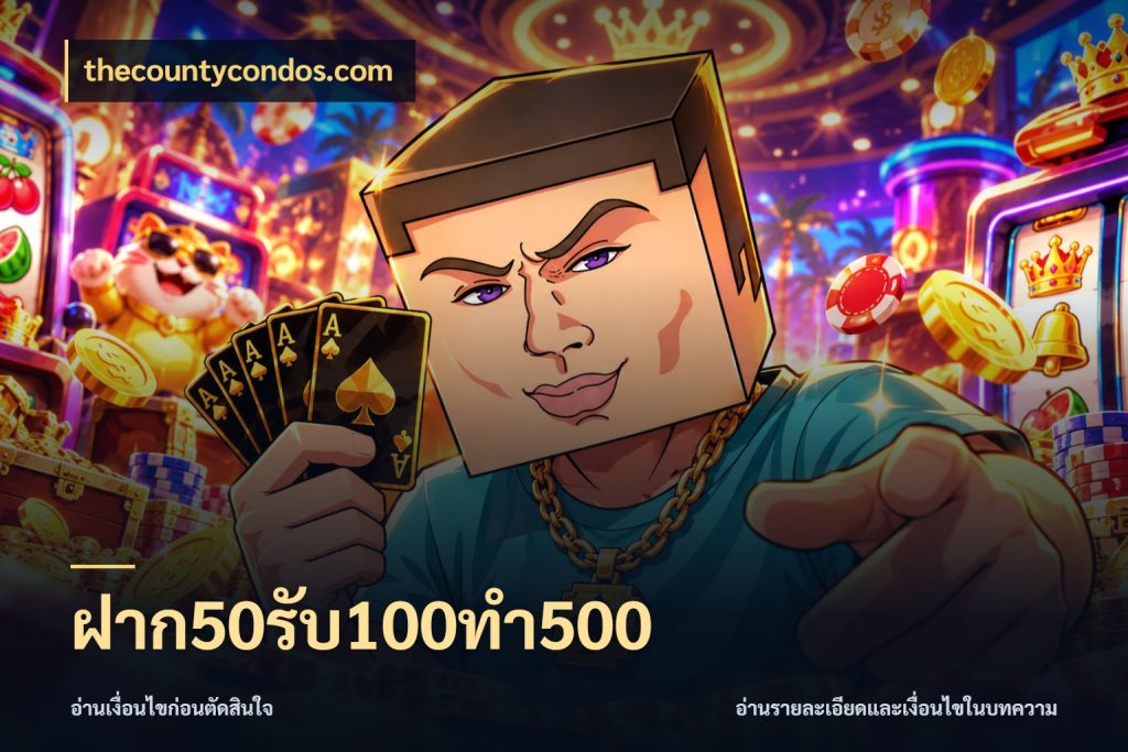 ฝาก50รับ100ทํา500 จับประเด็นยอดรับก่อนเลือกความสนุก สไตล์ thecountycondos.com
