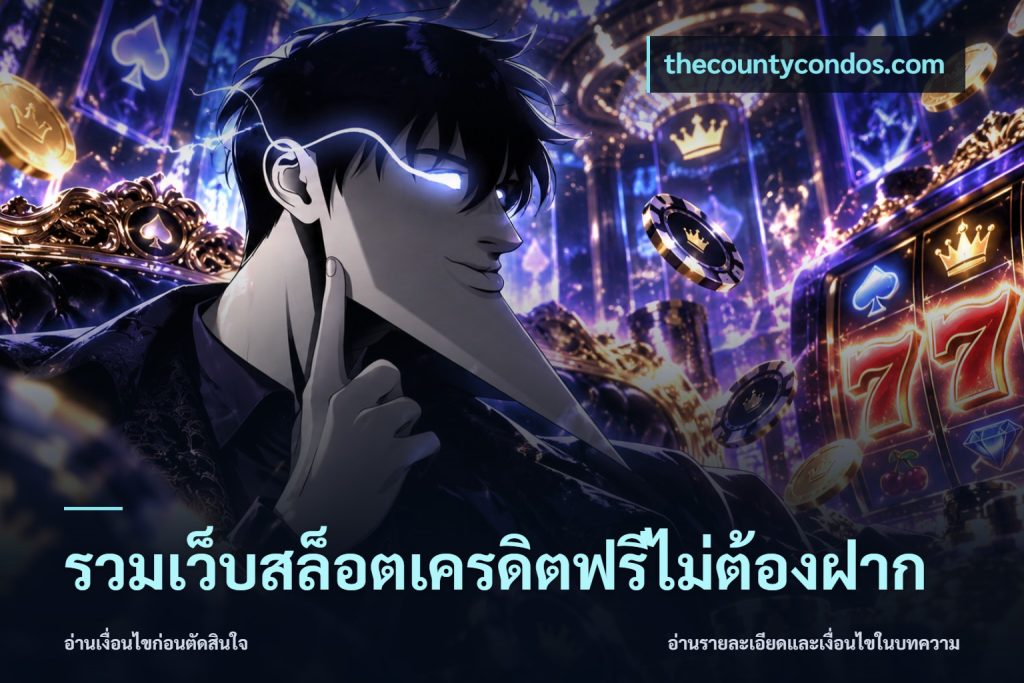 รวมเว็บสล็อตเครดิตฟรีไม่ต้องฝาก