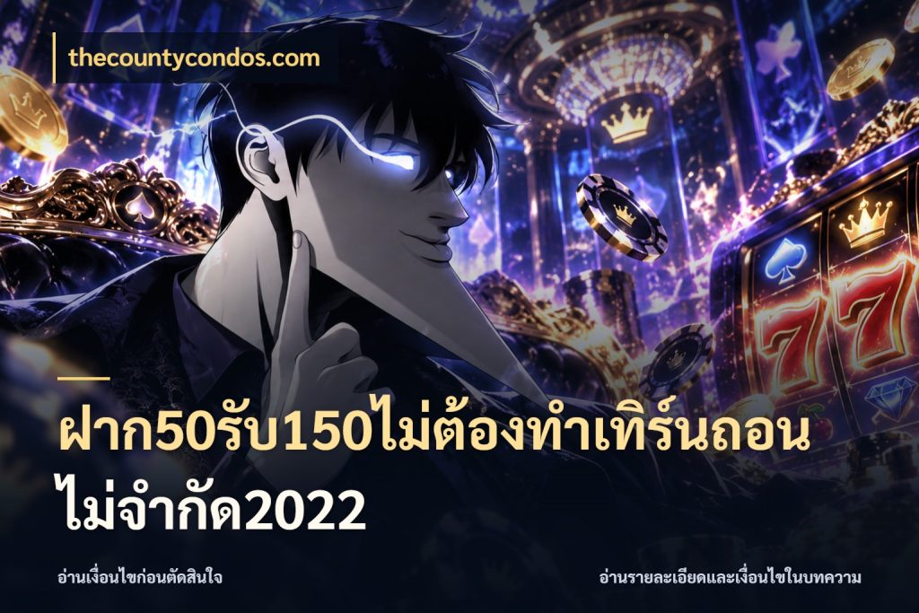 ฝาก50รับ150ไม่ต้องทําเทิร์นถอนไม่จํากัด2022 เครดิตกับรูปแบบโปรที่ตรงใจ กับ thecountycondos.com