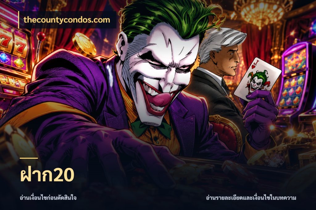 ฝาก20 จำนวนเริ่มต้นกับรายละเอียดที่สายเกมสนใจ ในมุม thecountycondos.com