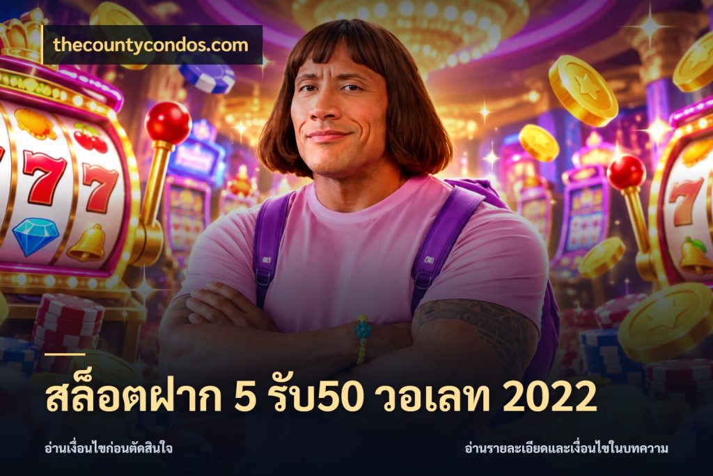 สล็อตฝาก 5 รับ50 วอเลท 2022 ยอดฝากและยอดรับในมุมของคนชอบลุ้น สไตล์ thecountycondos.com