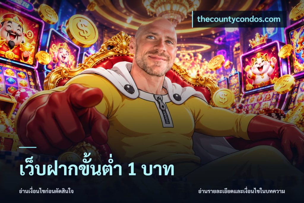 เว็บฝากขั้นต่ำ 1 บาท