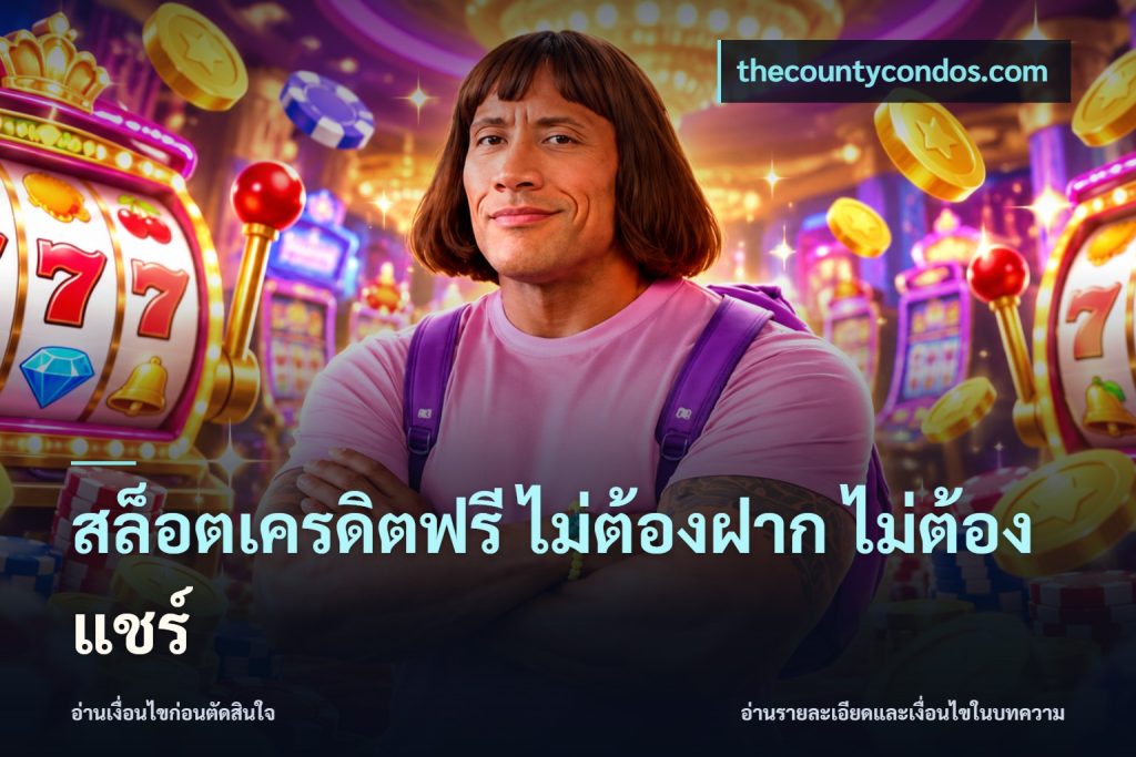 สล็อตเครดิตฟรี ไม่ต้องฝาก ไม่ต้องแชร์