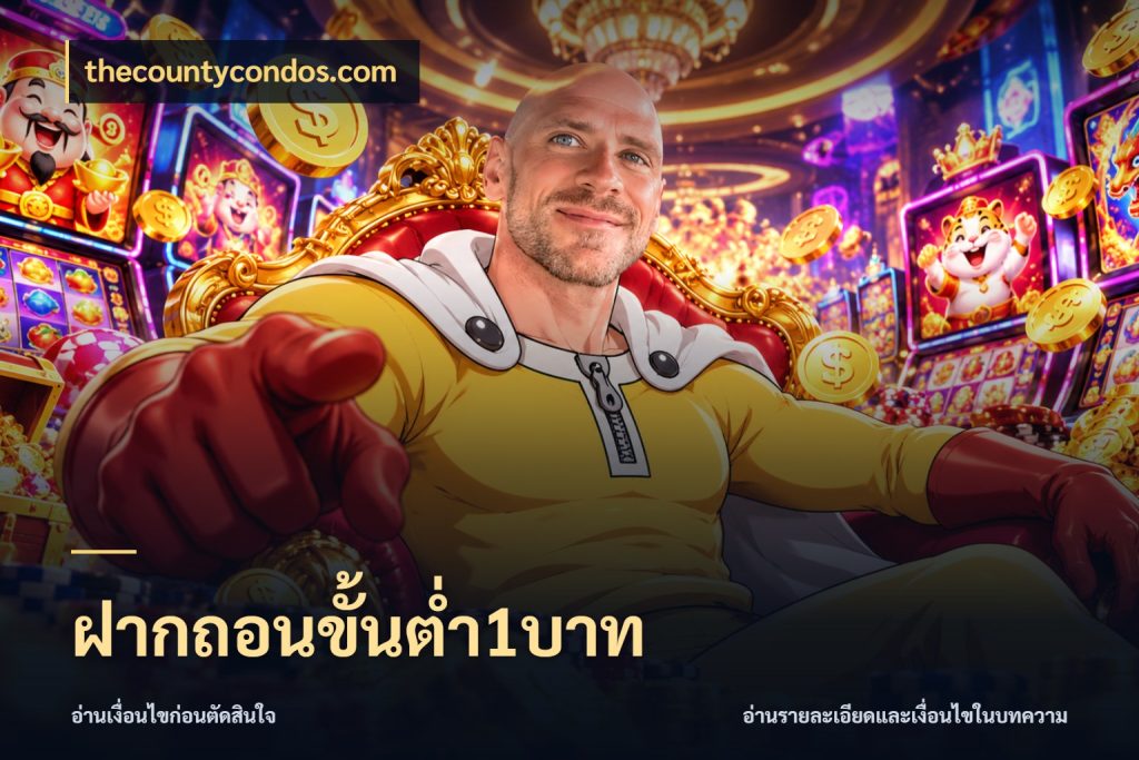 ฝากถอนขั้นต่ำ1บาท จัดจังหวะสนุกให้เข้ากับงบที่ตั้งไว้ ในมุม thecountycondos.com