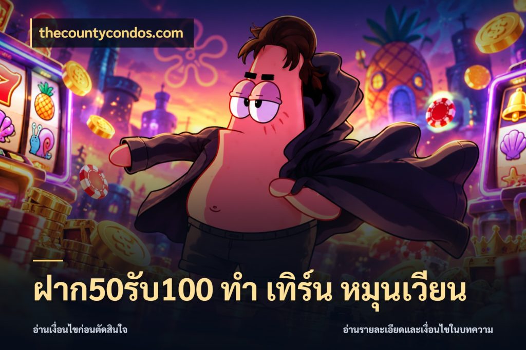 ฝาก50รับ100 ทํา เทิร์น หมุนเวียน จุดเด่นของเครดิตที่คนชอบเกมอยากรู้ สไตล์ thecountycondos.com