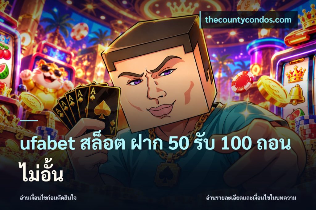 ufabet สล็อต ฝาก 50 รับ 100 ถอนไม่อั้น